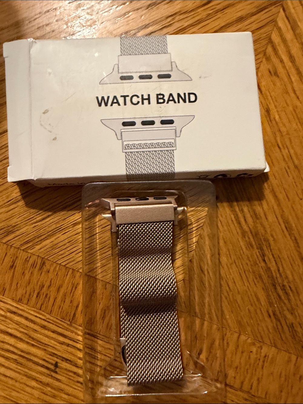 Mesh Watch magnetic Band - Rose Gold Apple Watch